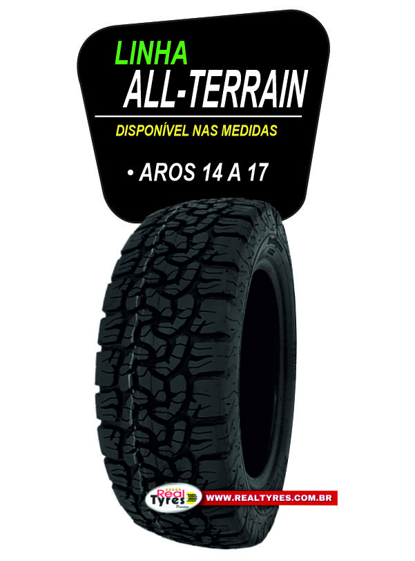 Linha Remold All Terrain Real Tyres Premiuim Linha Remold All Terrain Real Tyres Premiuim